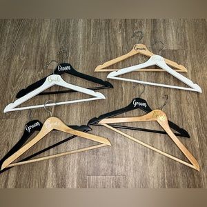 Wedding bride and groom hangers NEW